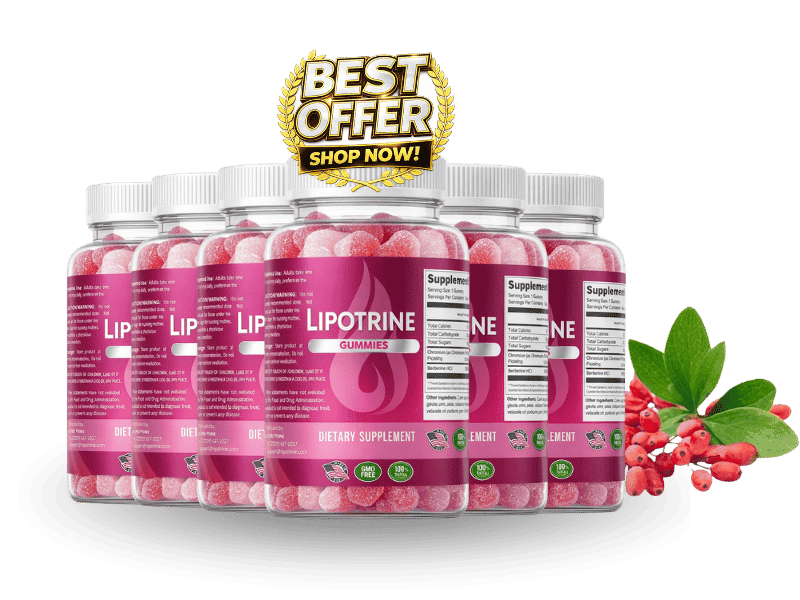 LipoTrine 6-bottle package - best value, 180 day supply