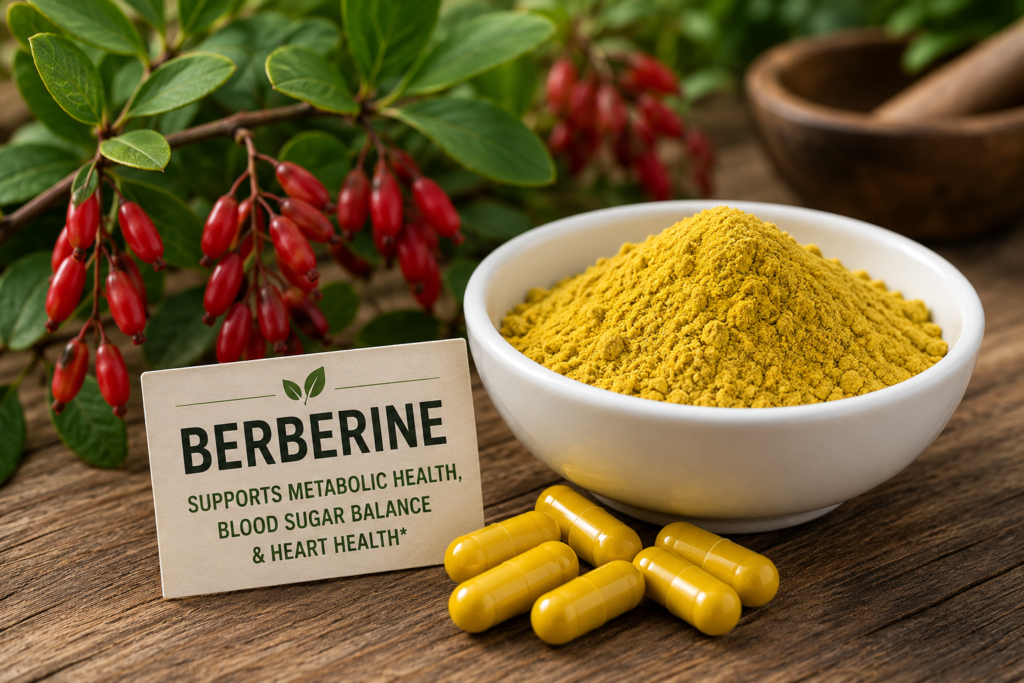 Berberine ingredient in LipoTrine gummies supporting fat oxidation